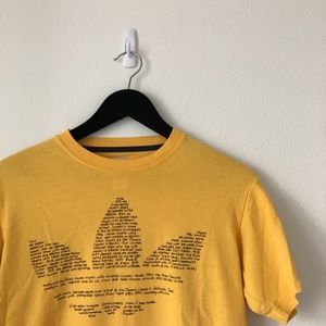 Yellow Adidas Oversized Tee